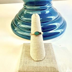 Australian Opal Ring Set in Solid 14KT Gold